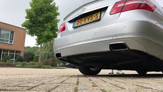 Dpf off straight pipe e 220 cdi mercedes [upl. by Shiverick88]