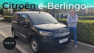 Citroen eBerlingo Electric Van  Full Review and Drive [upl. by Orvie]