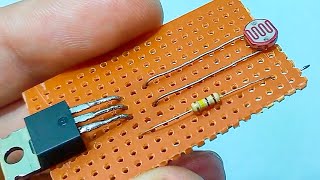 LDR Project IRF540N Mosfet Transistor [upl. by Nelleh]