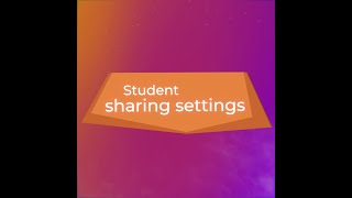 Student sharing settings  CoSpaces Edu Feature Friday [upl. by Milburt382]