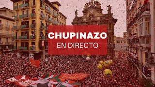 CHUPINAZO de SAN FERMÍN 2023 en DIRECTO [upl. by Linnie]