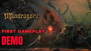 MANDRAGORA  NEW Gameplay Demo  Soulslike Metroidvania [upl. by Pelson]