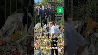 Alain Delon Funeral 🥹💔⚰️ alaindelon antesedepois beforeandafter [upl. by Quinta]