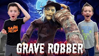 Grave Robber Animatronic Morris Costumes  Unbox Setup Halloween Animatronic [upl. by Aicilak]