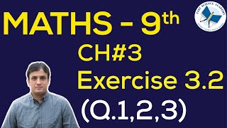 9th Class Maths solutions ch 3 Exercise 32 Q 13  FAST MATHEMATICS TUTORIALS [upl. by Revned42]