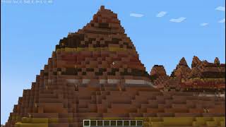 Minecraft 118 Seed Eroded Badlands At Spawn [upl. by Nylrehs]