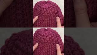 Easy beanie tutorial crochet crochetbeanie shorts [upl. by Akialam302]