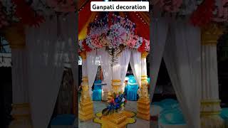 Ganpati decoration sot Video [upl. by Reckford101]