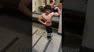 Testosterone transformation 17 yrs old gym motivation [upl. by Azenav]