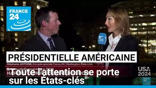 Présidentielle américaine  quottoute lattention se porte sur les Étatsclésquot • FRANCE 24 [upl. by Sewellyn]