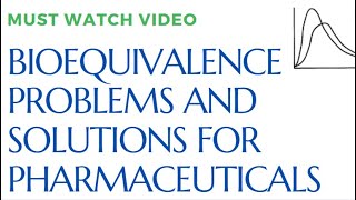 Bioequivalence Problems and Solutions for Pharmaceuticals [upl. by Yclehc]