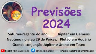 Previsões 2024  principais movimentações astrológicas [upl. by Baras946]