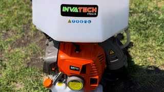 Invatech 870 blower sprayer fypシ゚viral fyp landscape mosquito viralvideo reels shorts [upl. by Annauqahs]