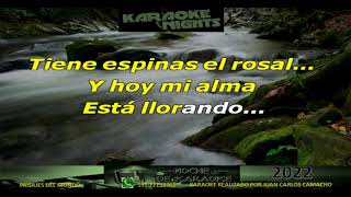 TIENE ESPINAS EL ROSAL  EDEN MUÑOZ karaoke cover [upl. by Sesom]