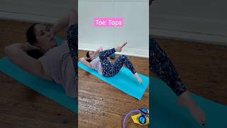 Toe TapsThese are great for working the core Pilates pilateslovers paisley [upl. by Winters]