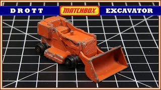 Matchbox 58B Drott Excavator  Restoration [upl. by Hendel]