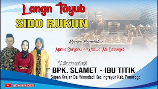 🛑LANGEN TAYUB SIDO RUKUN  LIVE DIRUMAH BP SLAMET  IBU TITIK Krajan Wonodadi ngrayun PO 3 [upl. by Naasar892]