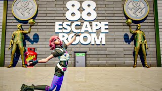 88 Escape Room All Levels Fortnite Tutorial [upl. by Berri]