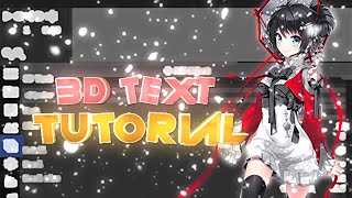 3D Text like xenozusing Panzoid 🔥🔥 [upl. by Ecyal]