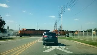 BNSF Manifest Kewanee Illinois [upl. by Ayala]