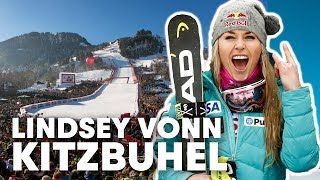 A Tour of the Legendary Kitzbühel Ski Race with Lindsey Vonn [upl. by Shu]