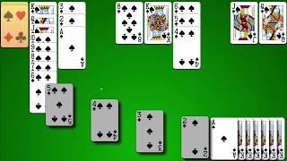 ODESYS SPIDER SOLITAIRE  One Two and Four suits plus bonus games Black Widow and Tarantula [upl. by Euginom625]