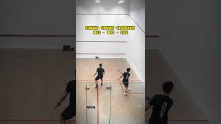 Squash Essentials EP58 2 Basic pattern drills squashcoaching 壁球 squashlife 壁球教學 squashtips [upl. by Asyen]