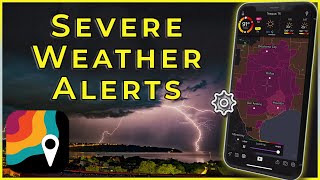 Custom Severe Weather Alerts  MyRadar Tutorial [upl. by Leonerd]