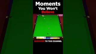 Jaw Dropping Moments You Wont Believe in Snooker History shorts snooker snookermoments [upl. by Diena]