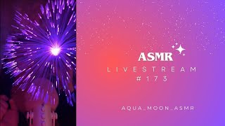 Chill ASMR  Energy Rain Fireworks  Hair salon  2 Hours [upl. by Casi]