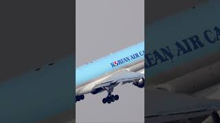 Korean Air Boeing 777 Cargo Takeoff [upl. by Llerud277]