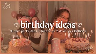 teen birthday ideas  33 party  activity ideas [upl. by Rotberg]