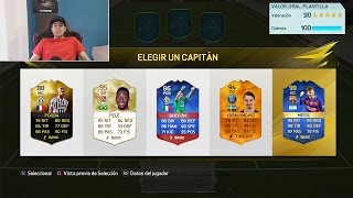 A POR EL FUT DRAFT DE 190 VALORACION FIFA 16 [upl. by Naaman]