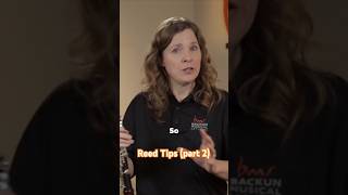 Clarinet reed tips part 2 clarinet bassclarinet [upl. by Flip313]