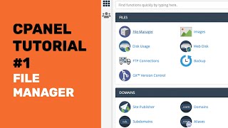 cPanel Tutorial  How To Use cPanel File Manager To upload you website and Get Your Website Online [upl. by Soma61]