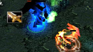 DOTA TERRORBLADE vs TROLL WARLORD 609 DAMAGE 1 HIT [upl. by Wartow]