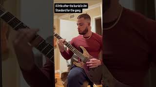 FINGERS LIKE DAGGERS  AFTER THE BURIAL GUITAR COVER A STANDARD ESP EIU HORIZON metal [upl. by Lashar63]