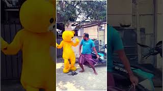 Funny longi dance with teddy subscribe funny like [upl. by Gennifer]