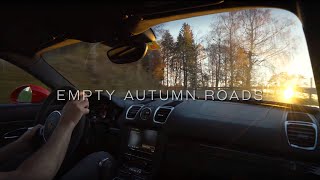 Empty Autumn Roads  981 Cayman GTS [upl. by Free]