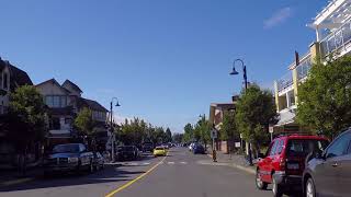 Driving to Downtown Comox BC Canada  Vancouver Island Small Town [upl. by Pry35]