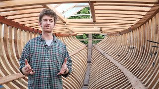 BoatBuilding  Finishing the Deck Structure EP73 [upl. by Ariaic]