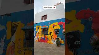 📍Asilah Morocco Walking Tour morocco asilah explore fyp [upl. by Pozzy]