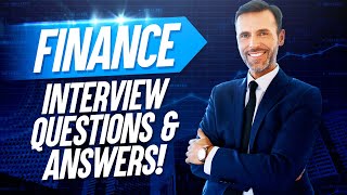 FINANCE Interview Questions amp Answers [upl. by Morie507]