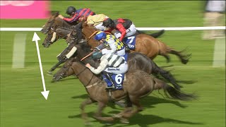 Unbelievable horse race Five horses are separated by inches in thrilling finish [upl. by Encratia330]