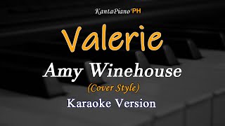 Valerie Amy Winehouse  Female Key I Cover Version Karaoke [upl. by Waldos]