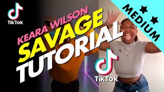 SAVAGE TIKTOK  DANCE TUTORIAL  with original music [upl. by Katz]