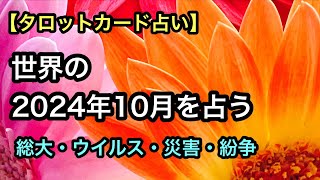 【タロット占い】世界の2024年10月を占う【総大運・ウイルス・紛争・災害】 [upl. by Abocaj]