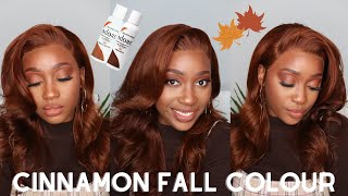 HOW TO DYE HAIR FROM BLACK TO CINNAMON GINGER  ADORE  BEGINNER FRIENDLY  COLOUR TUTORIAL [upl. by Erdua]