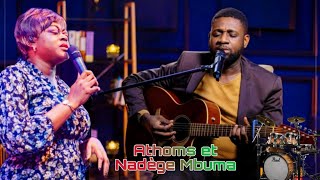 🔴 ATHOMS amp NADÈGE MBUMA Live MEDLEY  Eloko te  Cache toi Yeshoua Masshia Ngolu [upl. by Chiang]