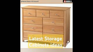 Latest Wooden Storage Cabinets Designs 2024  Wooden Chest drawers furniture viralshorts [upl. by Sansen468]